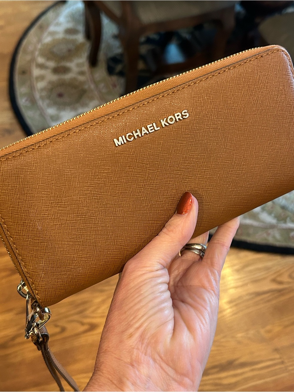 Michael Kors Camel Continental Wallet